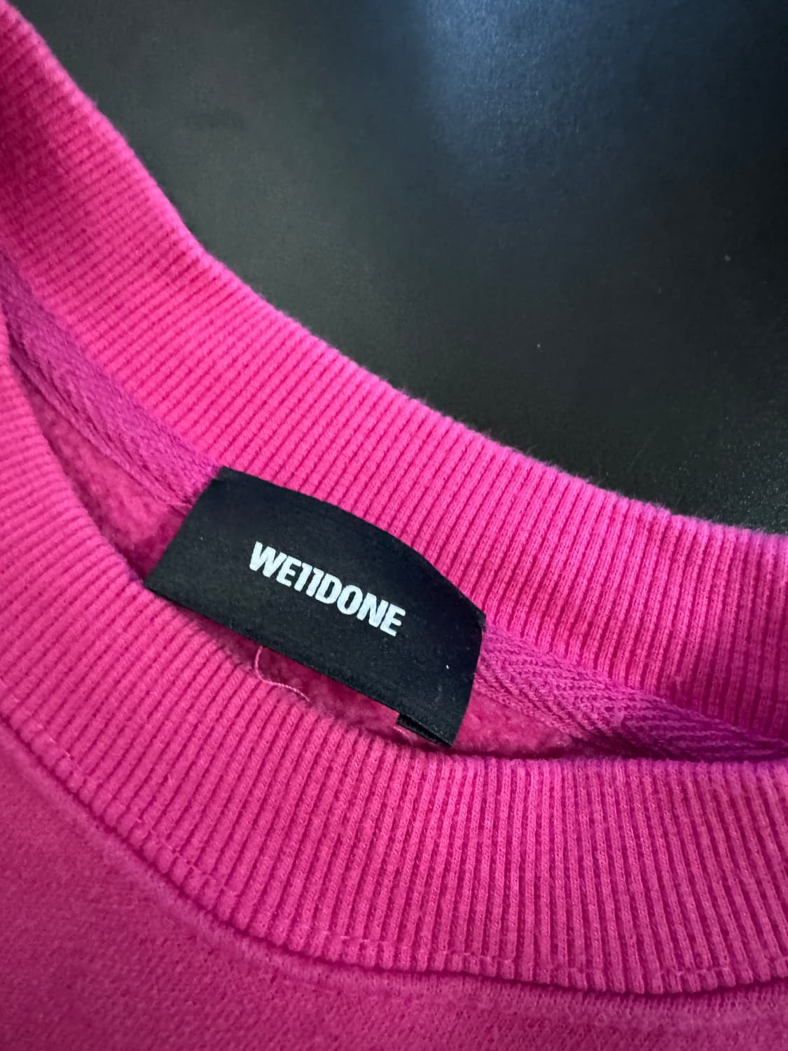 정품!! 웰던 We11done 빅 사이즈 기모 맨투맨 2XL ~ 3XL 상품이미지3