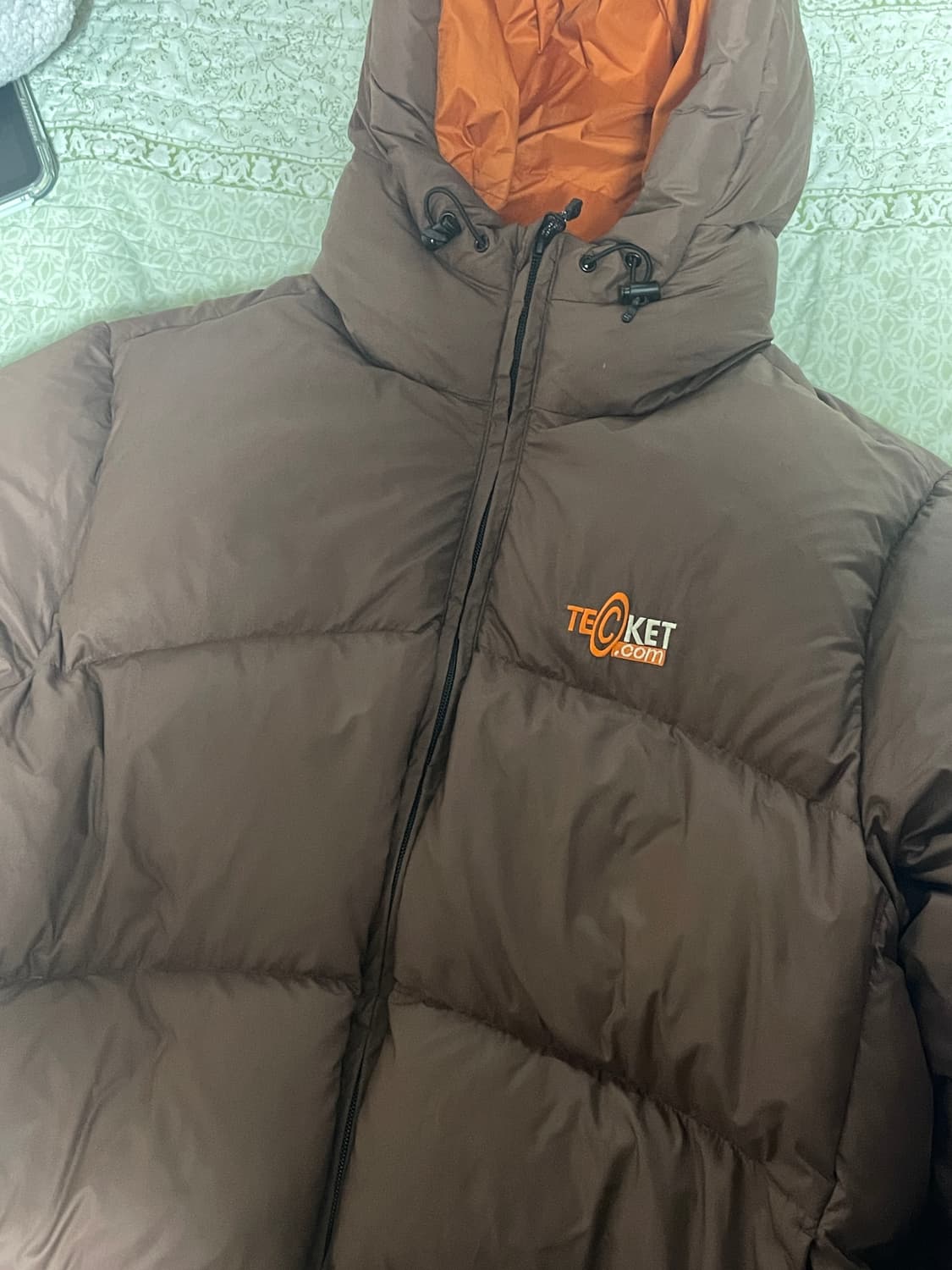 테켓 패딩 브라운 상품이미지2