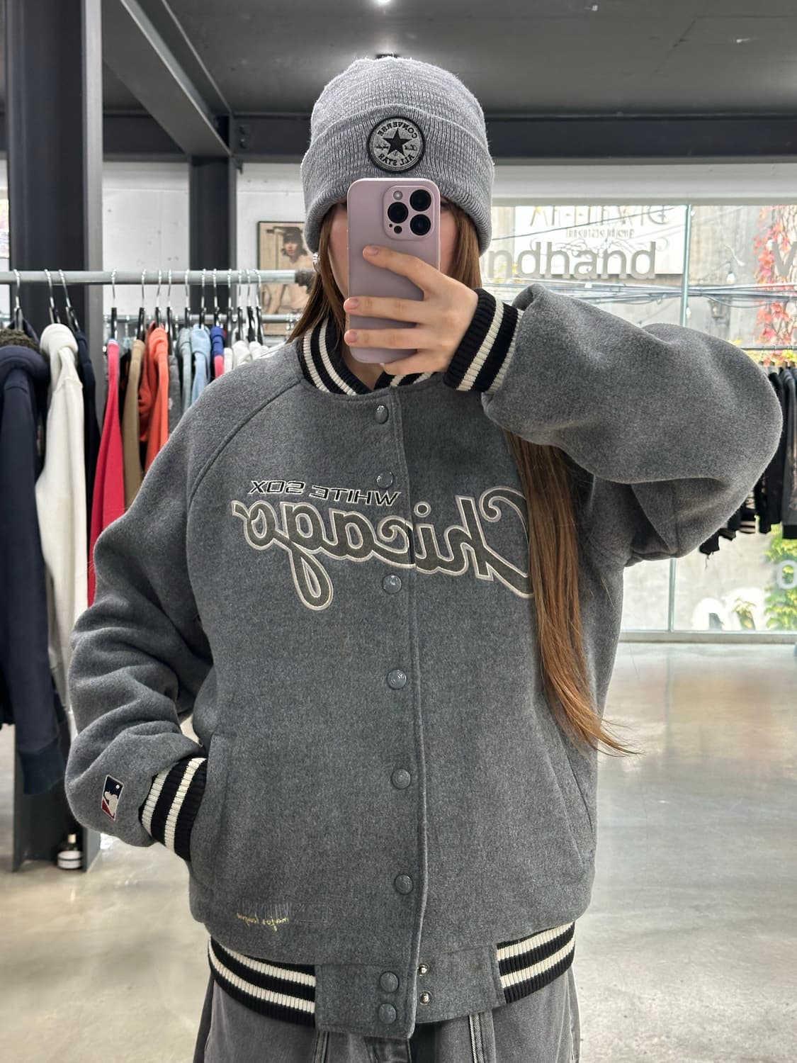 MLB 시카고 화이트삭스 울 바시티 자켓 상품이미지5