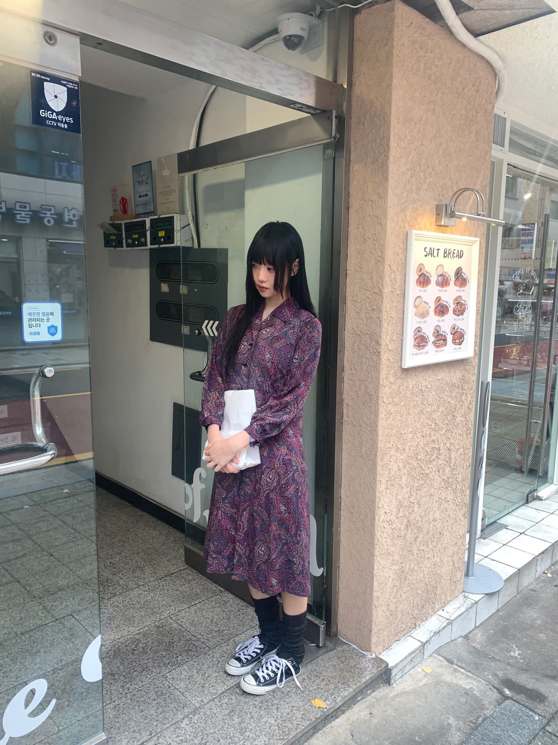 Oriental Collar Shirts Dress 상품이미지2