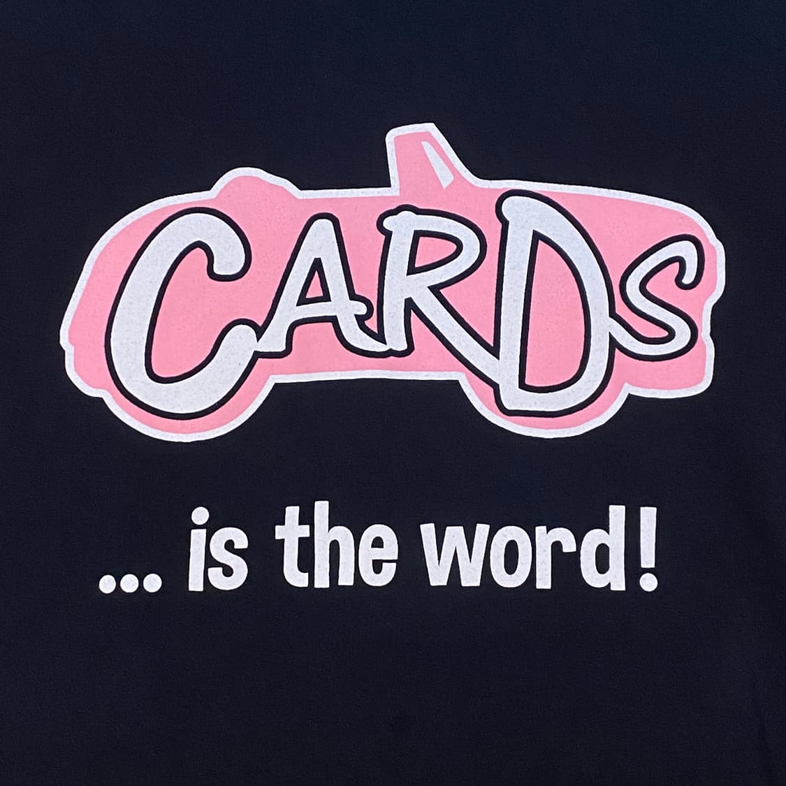 미국 빈티지 유니크 프린팅 카드 CARD 락티셔츠 반팔티 상품이미지3