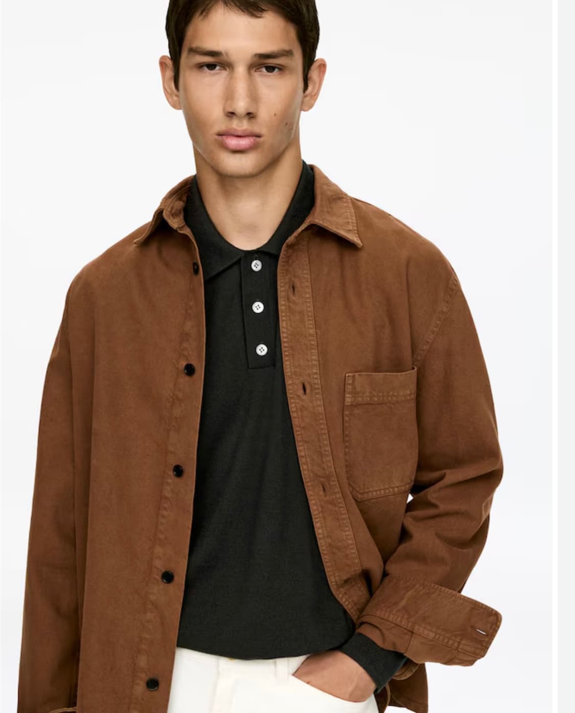 아르켓 카라 메리노 니트 L 상품이미지3