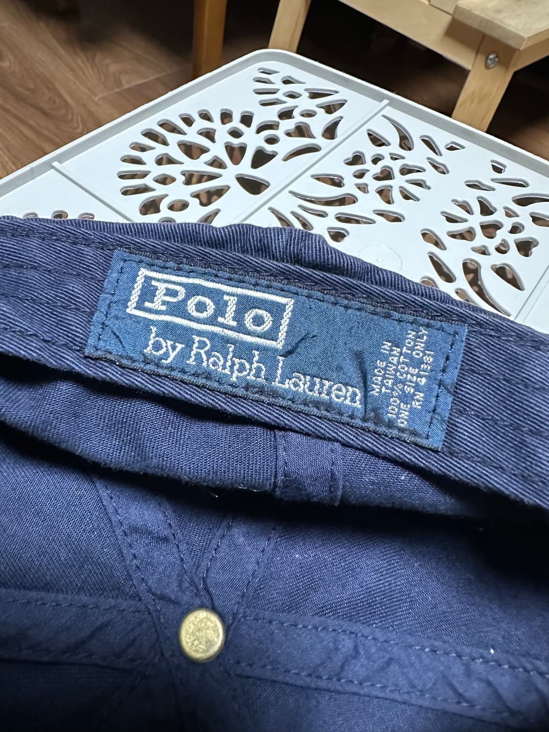 90s 빈티지 폴로 볼캡 네이비 상품이미지4