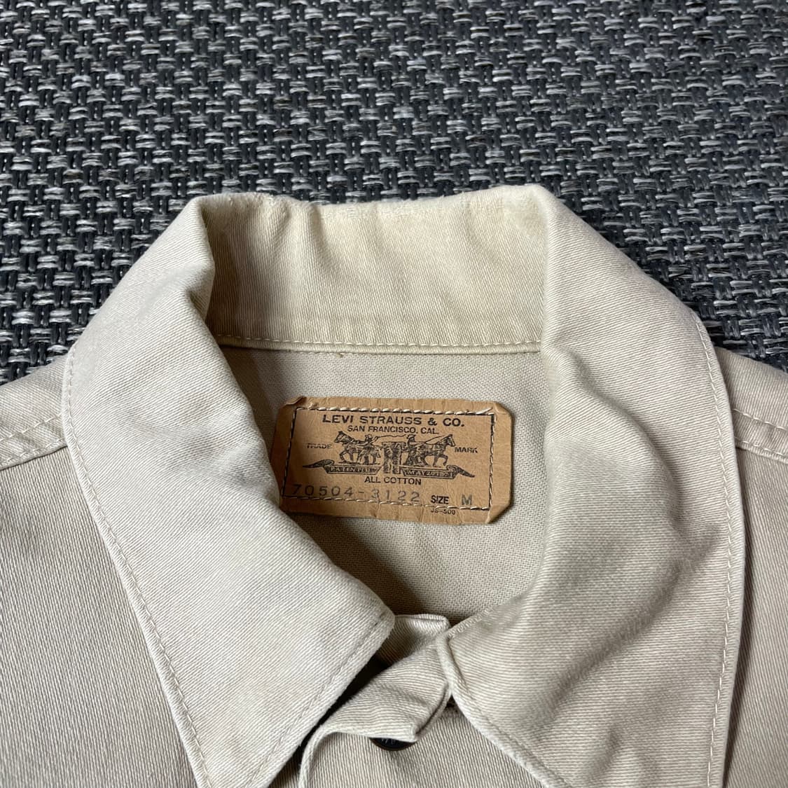 리바이스 연베이지 투포켓 데님 자켓 M 상품이미지4