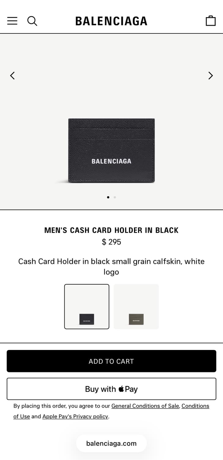 Balenciaga 발렌시아가 Cash Card Holder 카드지갑 상품이미지9