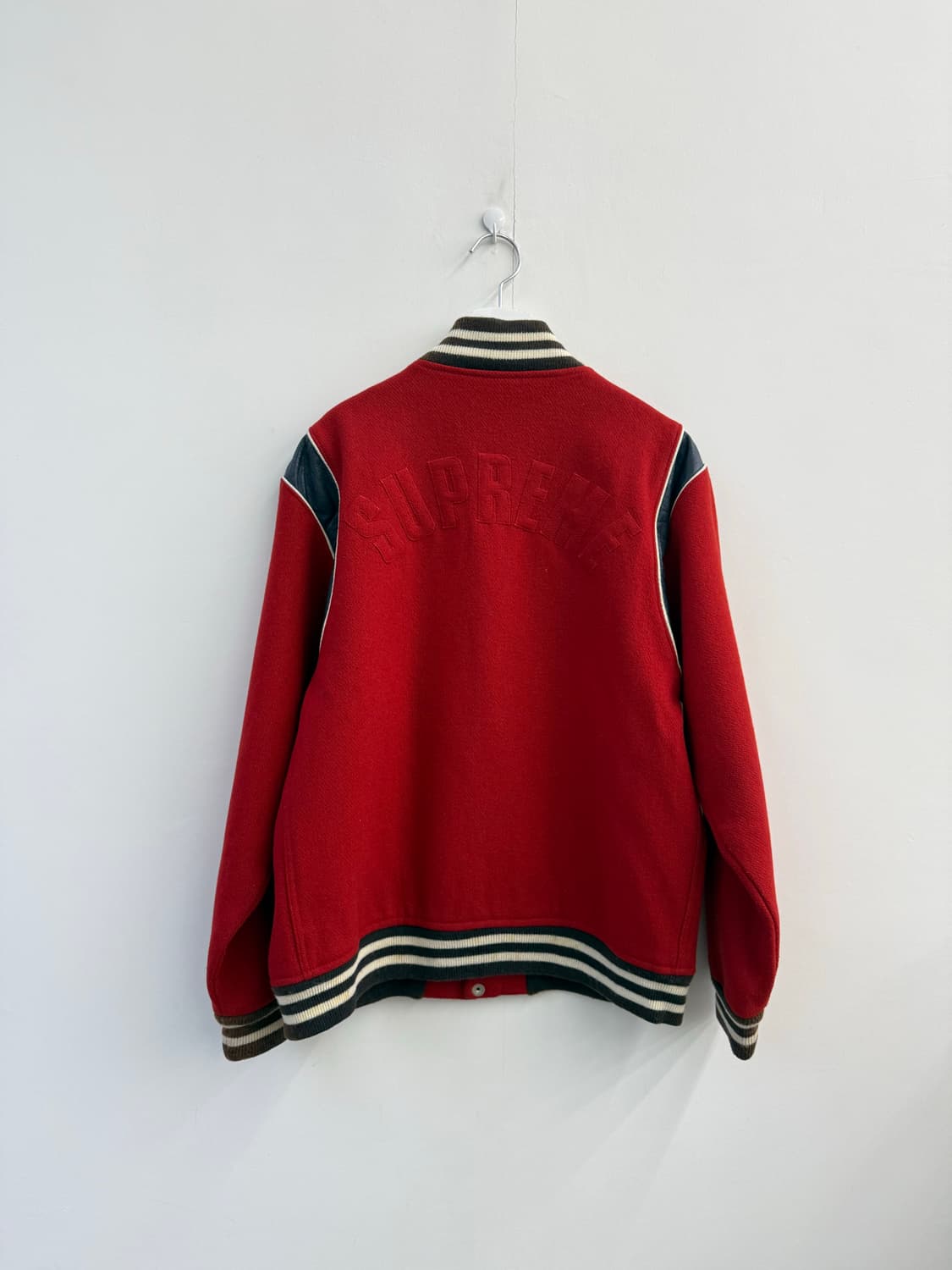 M)슈프림 00‘s 뉴욕 울 바시티자켓 스타디움점퍼 상품이미지6