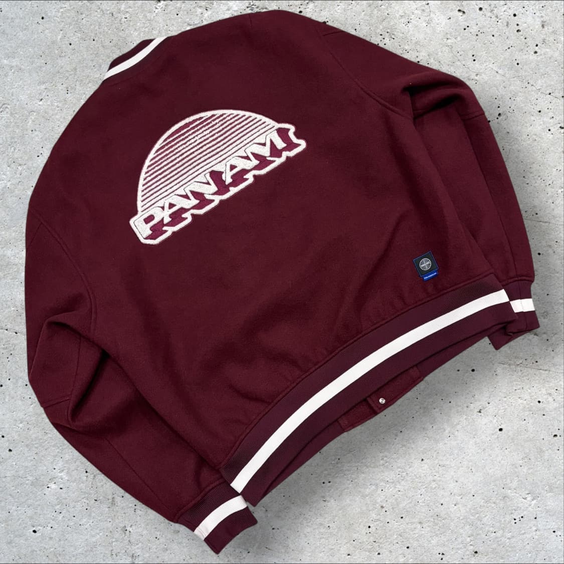 [105] PANAM 팬암 버건디 스타디움 바시티 자켓 C362 상품이미지2