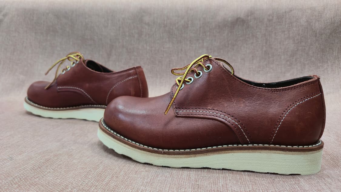 호킨스 미착용 230mm- 레드브라운 옥스포드화 로우컷 워크부츠 상품이미지4