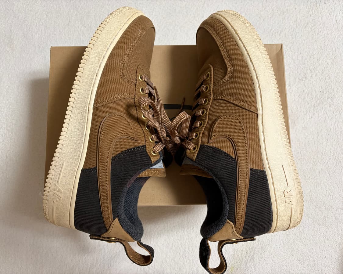 (260)나이키x칼하트 윕 WIP 에어포스 1 로우 (에일 브라운) 단품 상품이미지3