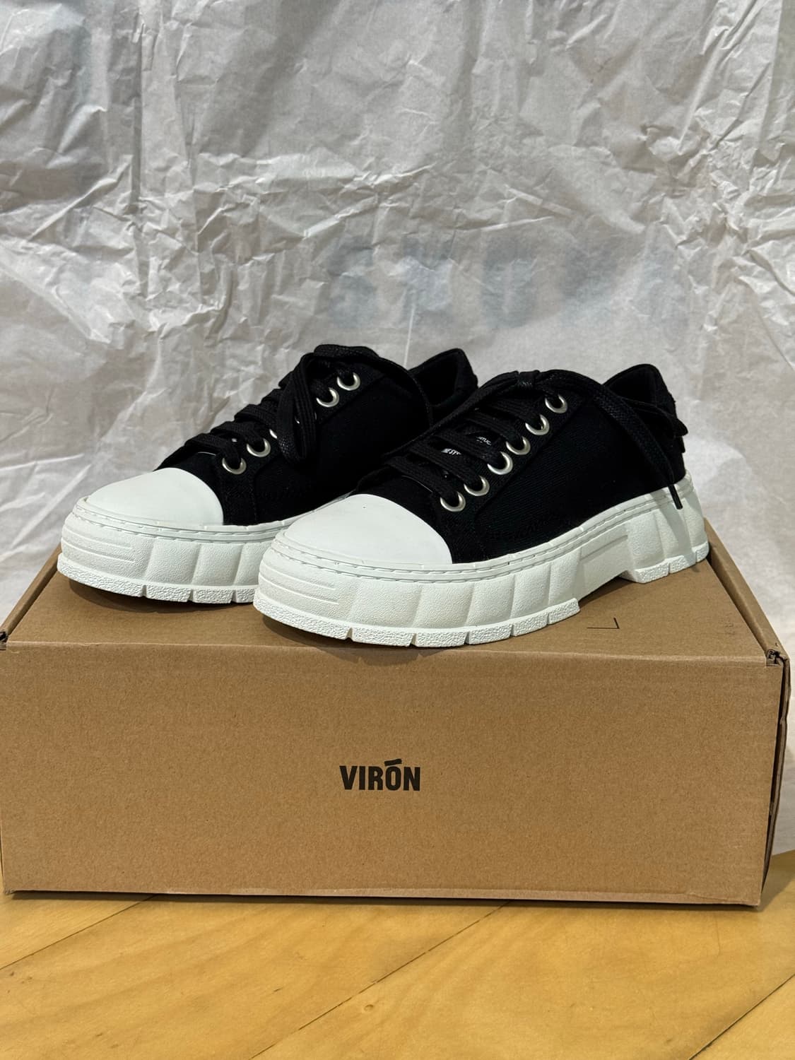 VIRON 리사이클 캔버스 슈즈 블랙 상품이미지8