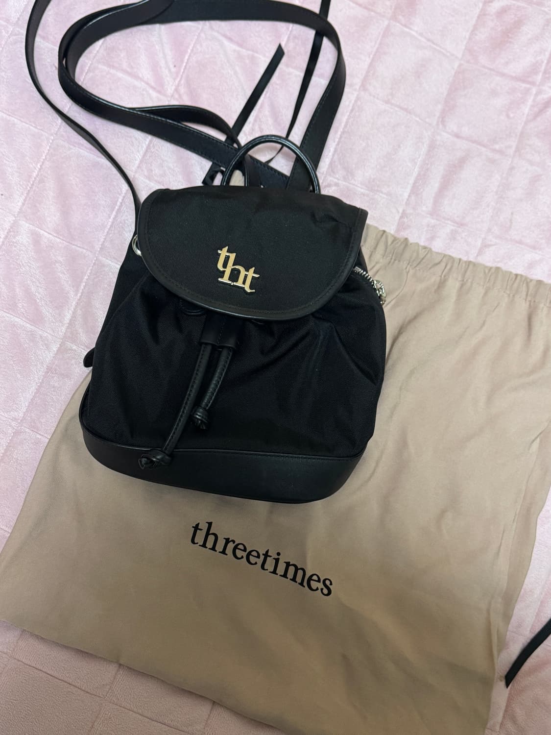 쓰리타임즈 아콘 백팩 + 더스트백 상품이미지1