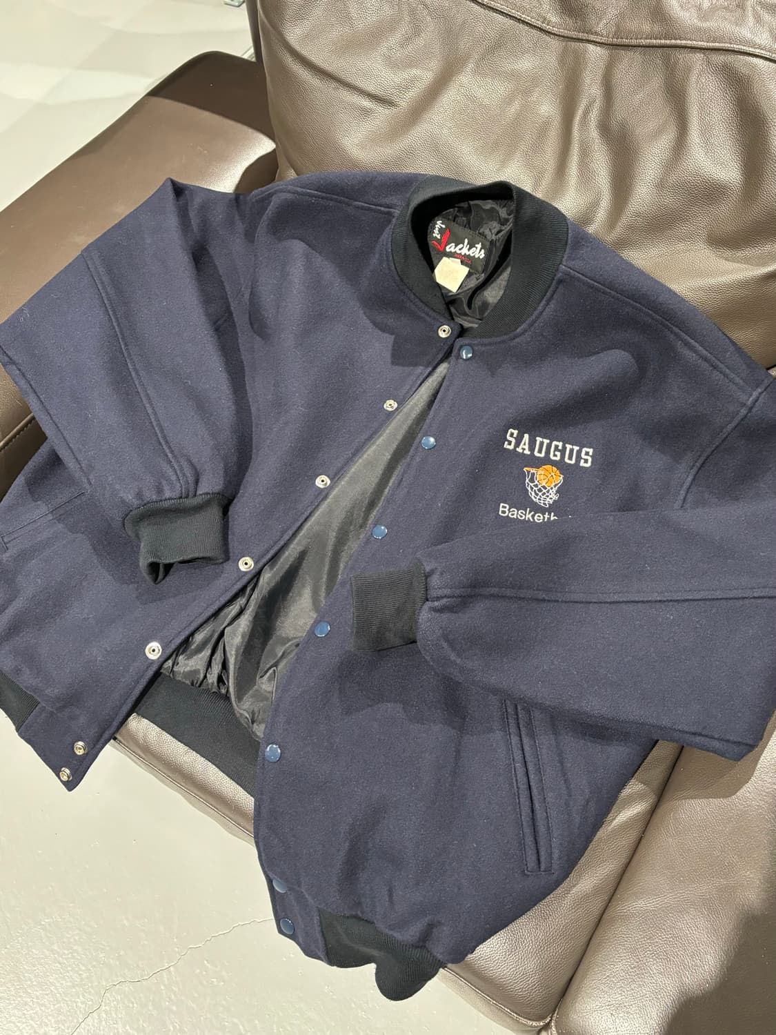 90s USA 울 바시티 자켓 상품이미지5