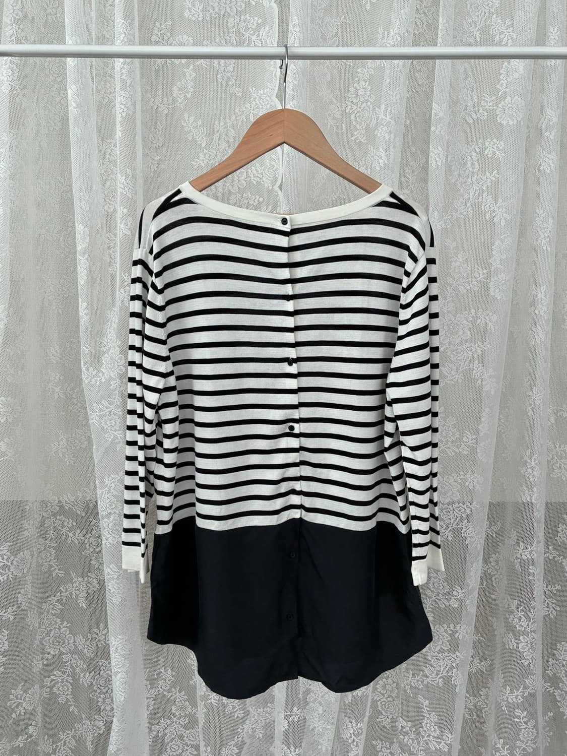 L) 코스 COS 실크 레이어드 스트라이프 니트 상품이미지2