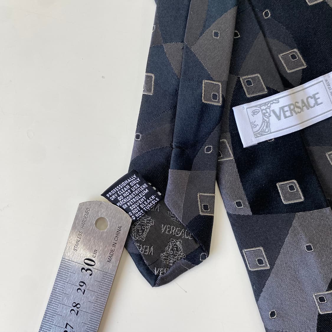 Versace 베르사체 정품 명품 모노그램 넥타이 상품이미지6