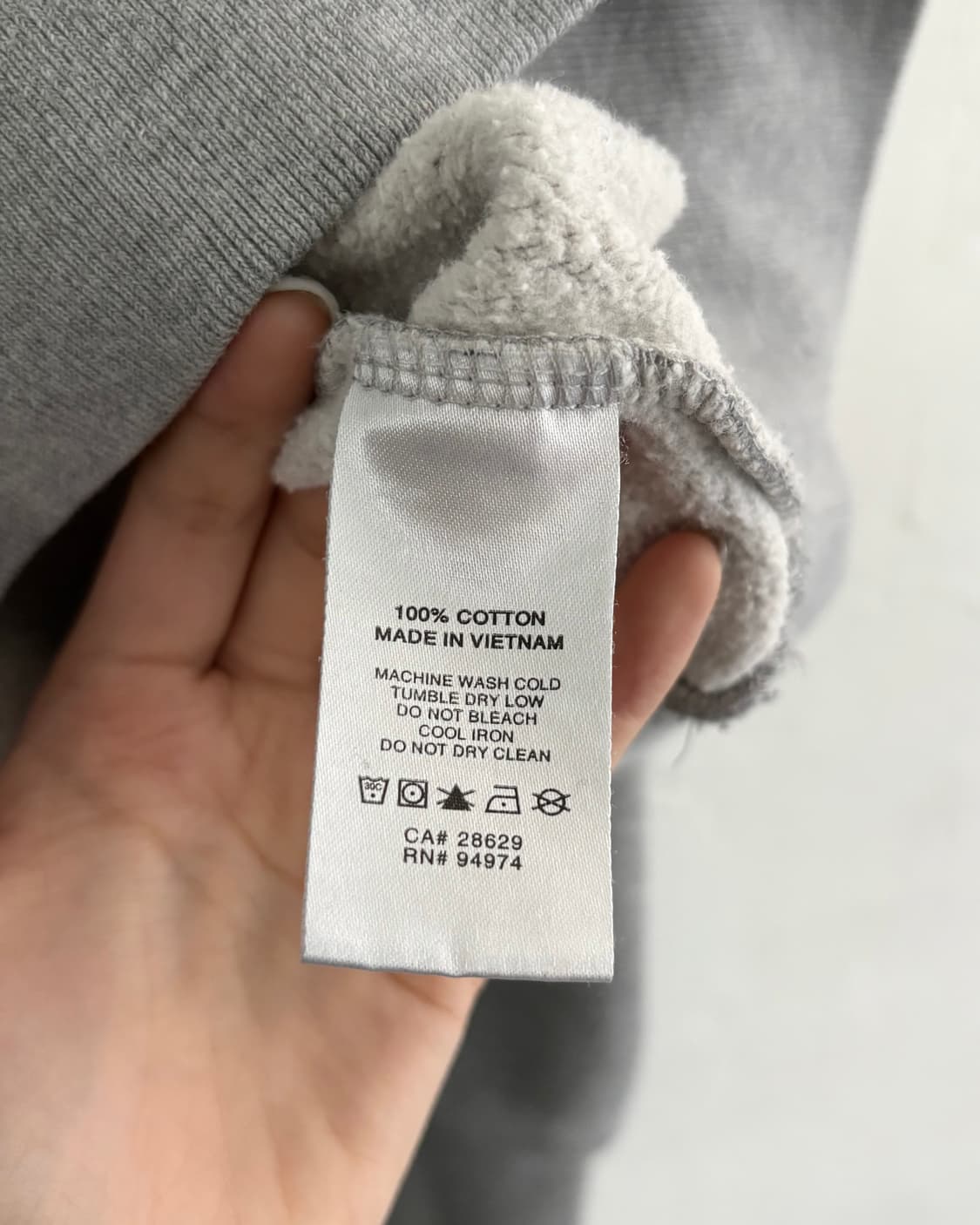 Stussy 스투시 그레이컬러 미드 스탁로고 후드티 상품이미지8