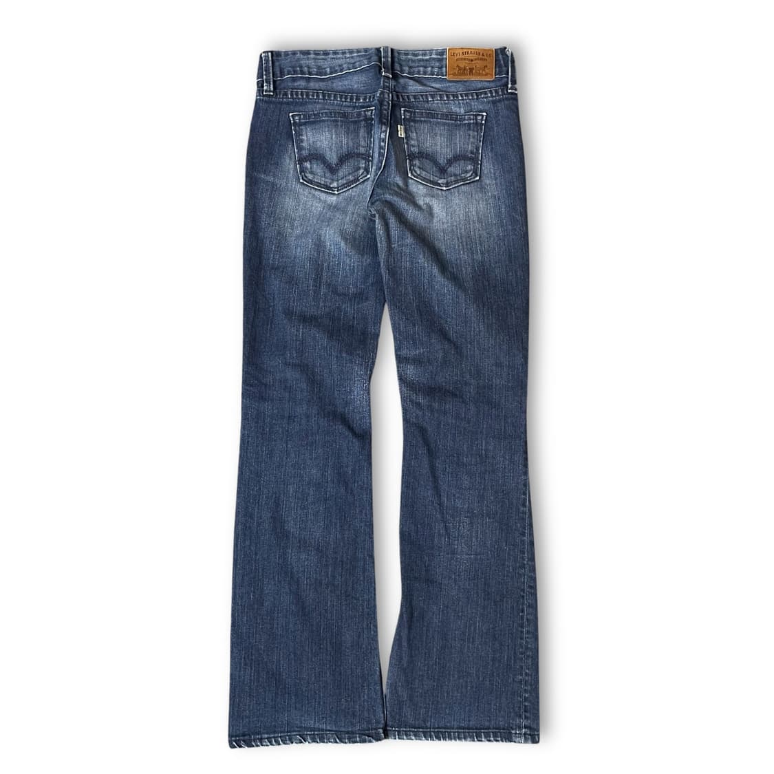 (26) 리바이스 그린탭 중청 워싱 데님 팬츠 세미부츠컷 상품이미지2