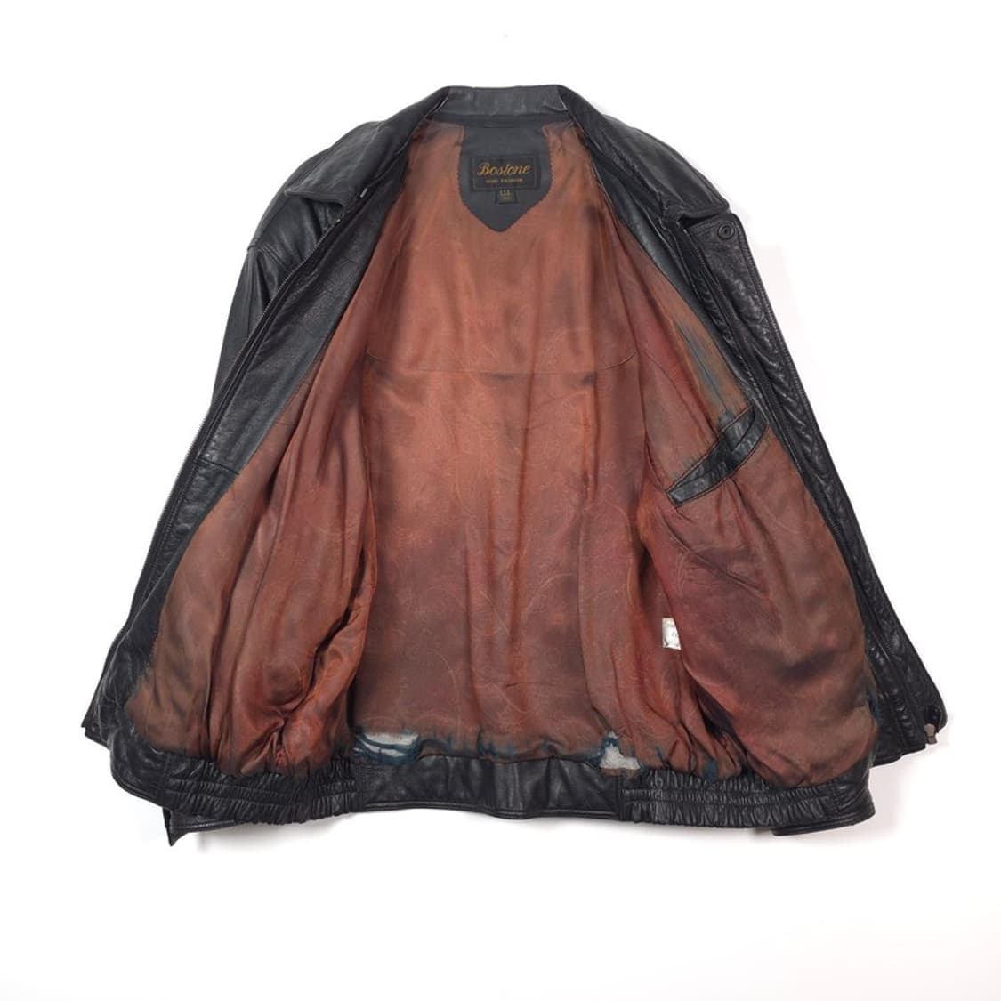 Bostone 오버핏 리얼 레더 블루종 자켓 L 상품이미지5