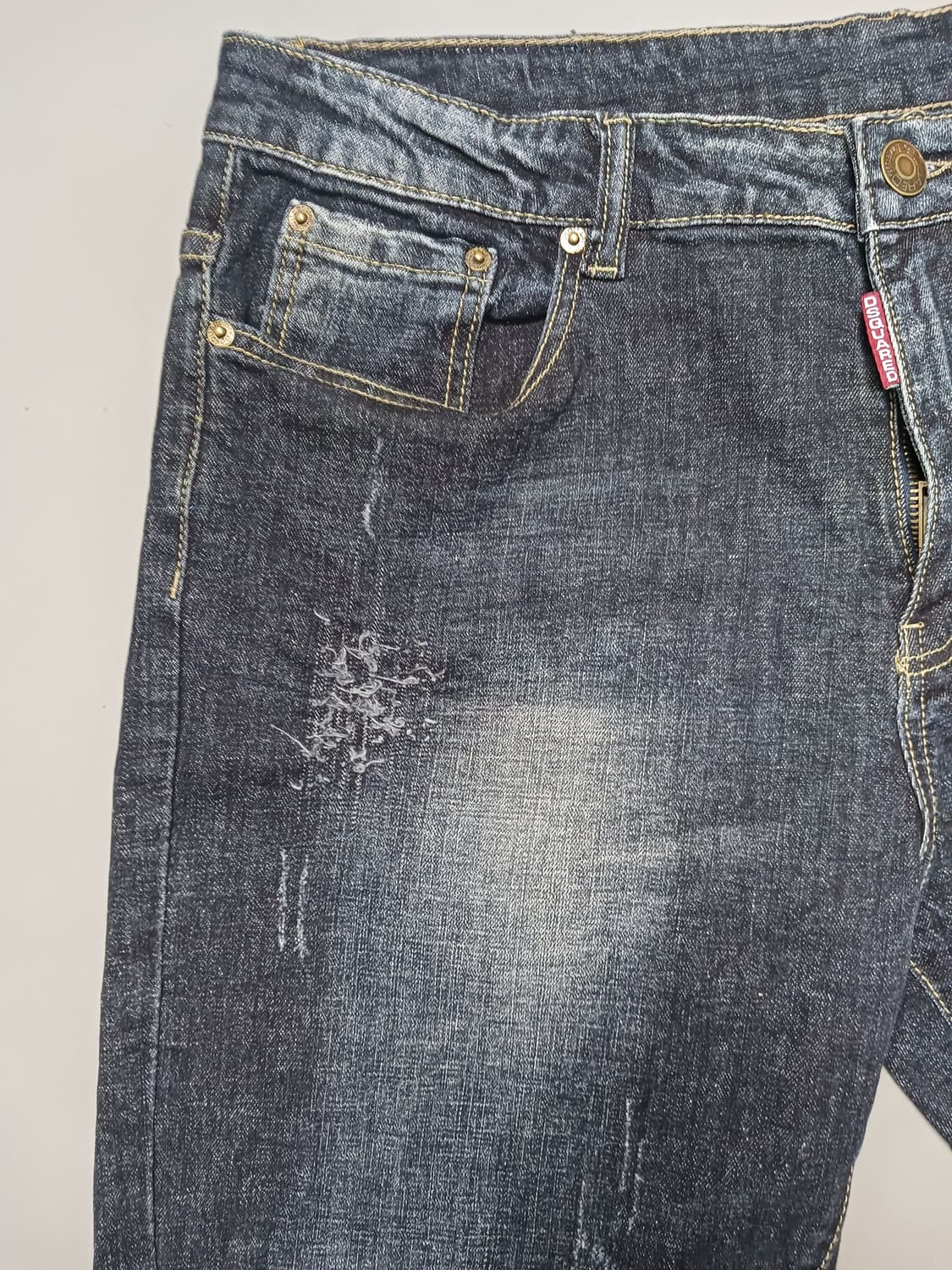 [36] 디스퀘어드2 진청 디스 슬림진 청바지 상품이미지2