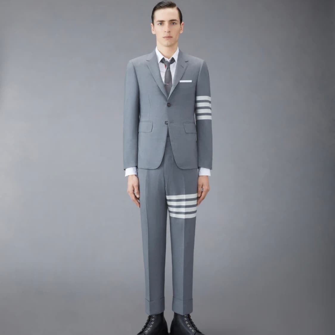 [S+급/3] 톰브라운 사선완장 플레인 위브 블레이저 자켓 정장 세트 상품이미지10