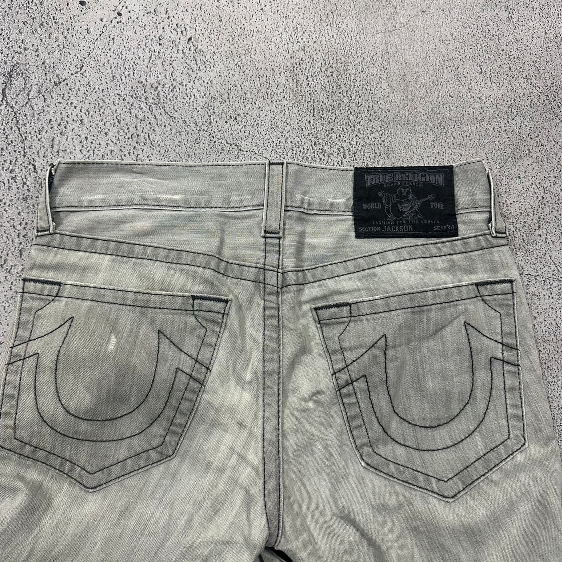 ✨ (바배) 트루릴리전 데님 팬츠 상품이미지3