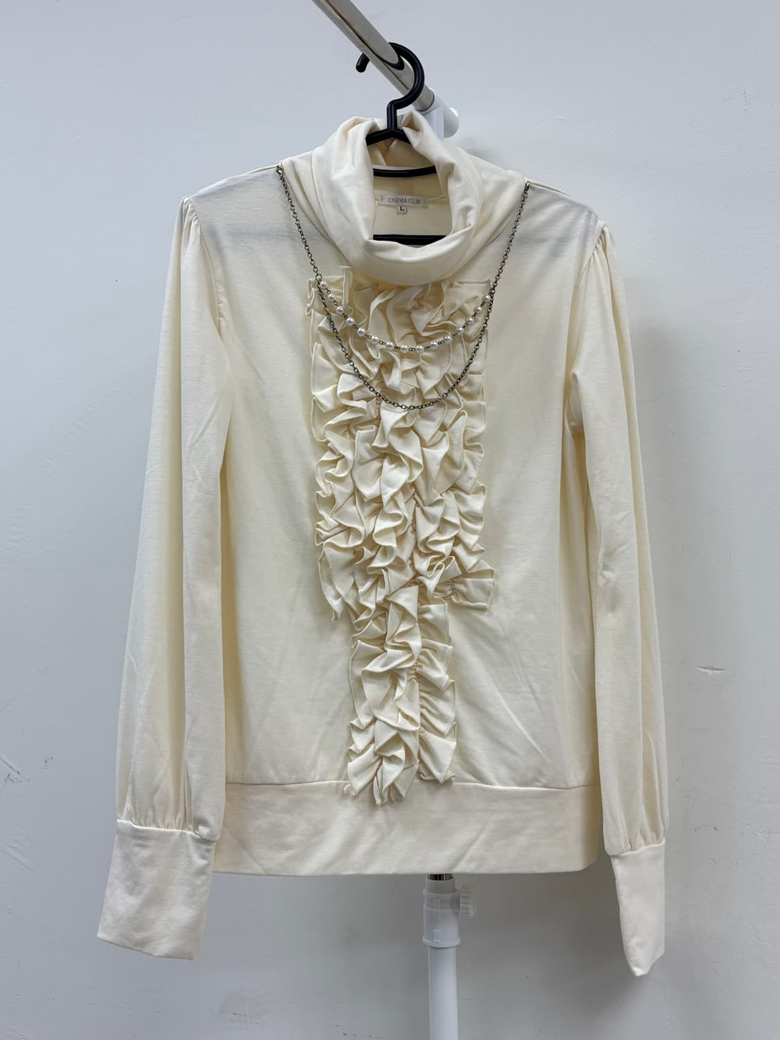 빈티지 아이보리 프릴 롱슬리브 상품이미지2