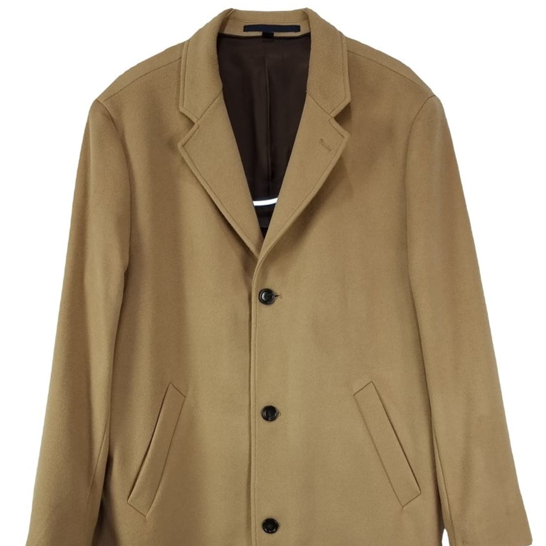 [제이크루] 캐시미어 블랜디드 싱글 롱 코트 베이지 M18378 상품이미지4