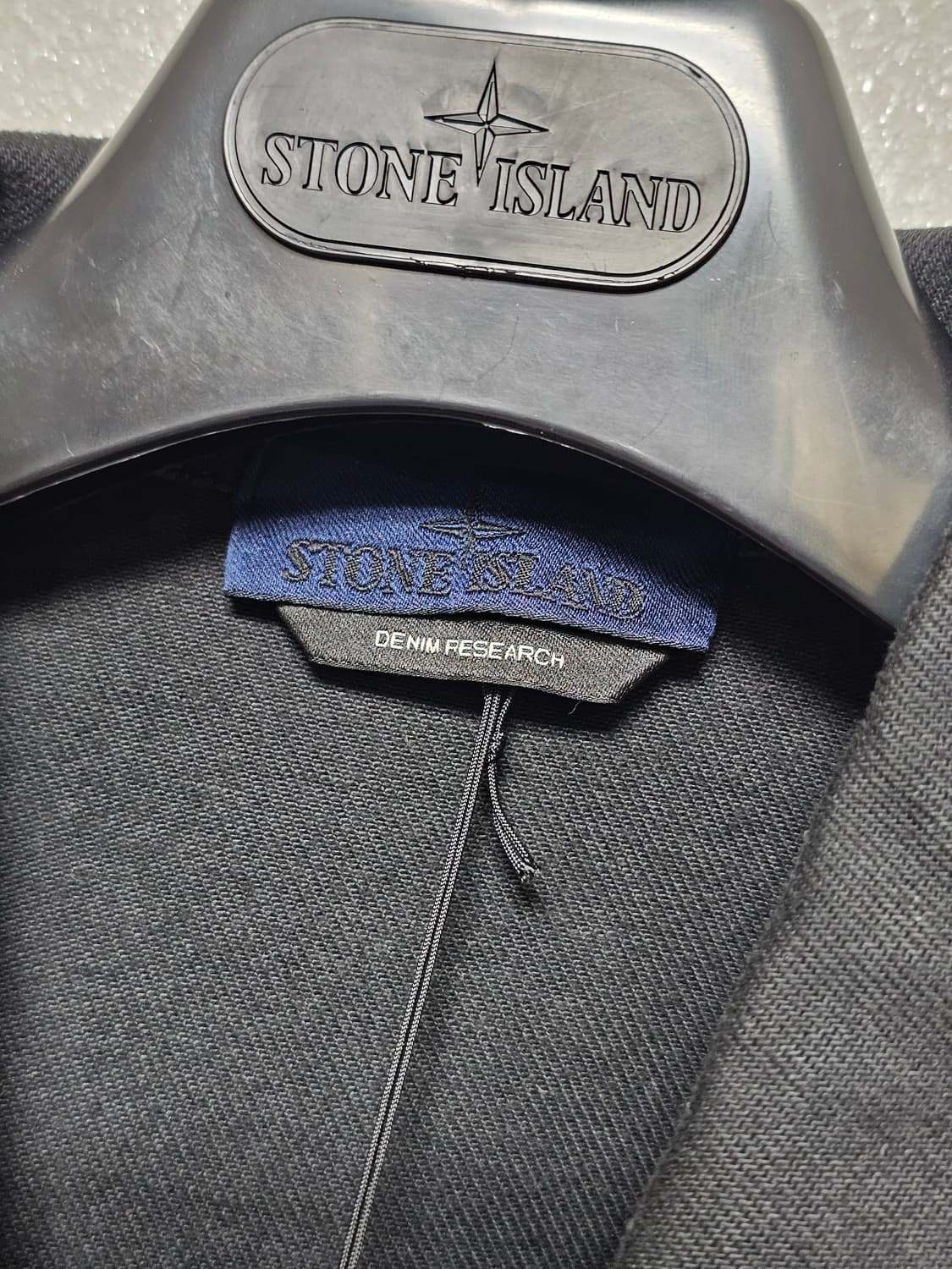 스톤아일랜드 데님 리서치 지퍼 디테일 오버셔츠 26SS (새 상품) 상품이미지2