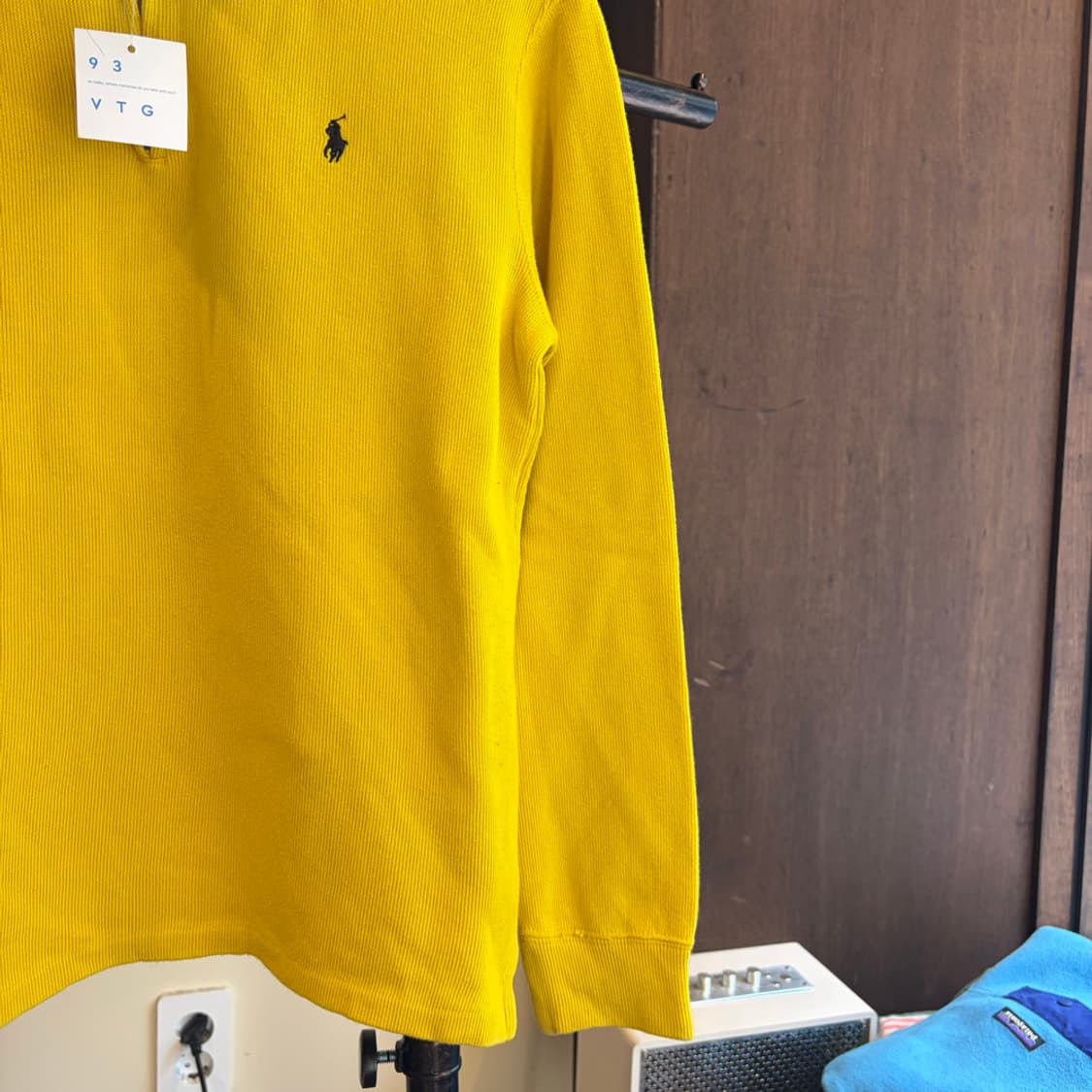 16119 - 폴로 랄프로렌 옐로우 반집업 니트 상품이미지4