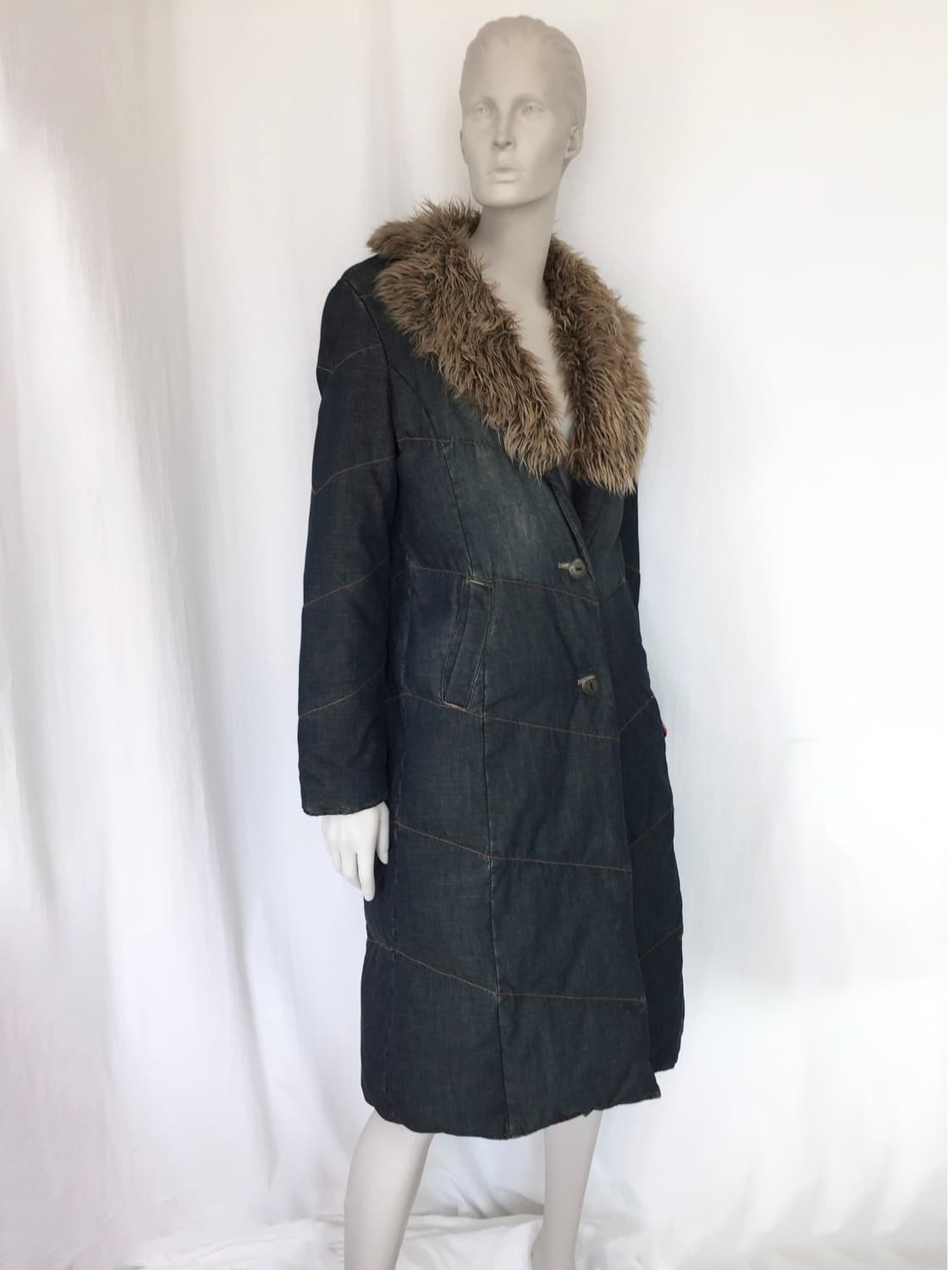 Miss-Sixty Denim padded long jacket 상품이미지6