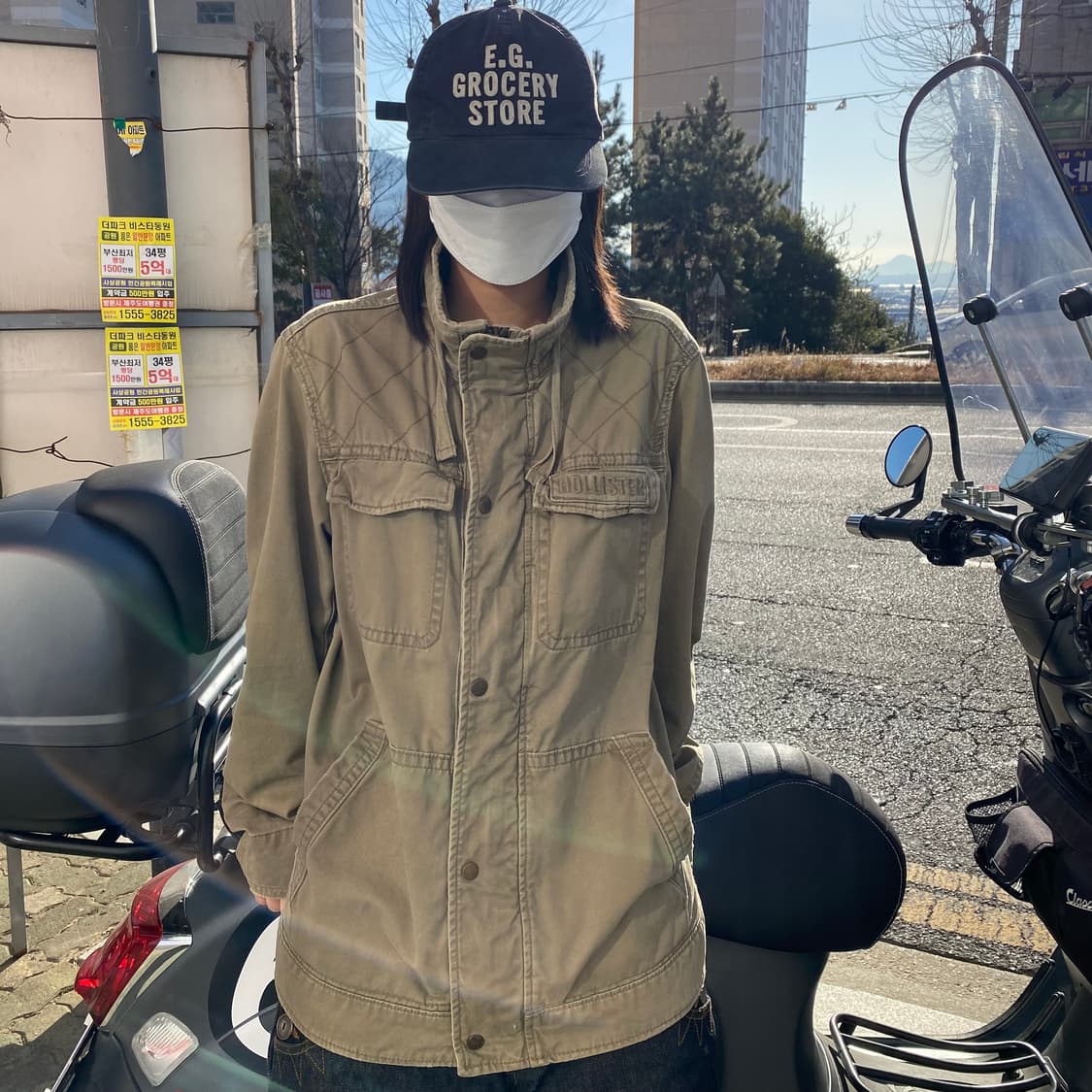 홀리스터(Hollister) 빈티지 퀼팅 워크 재킷 상품이미지2