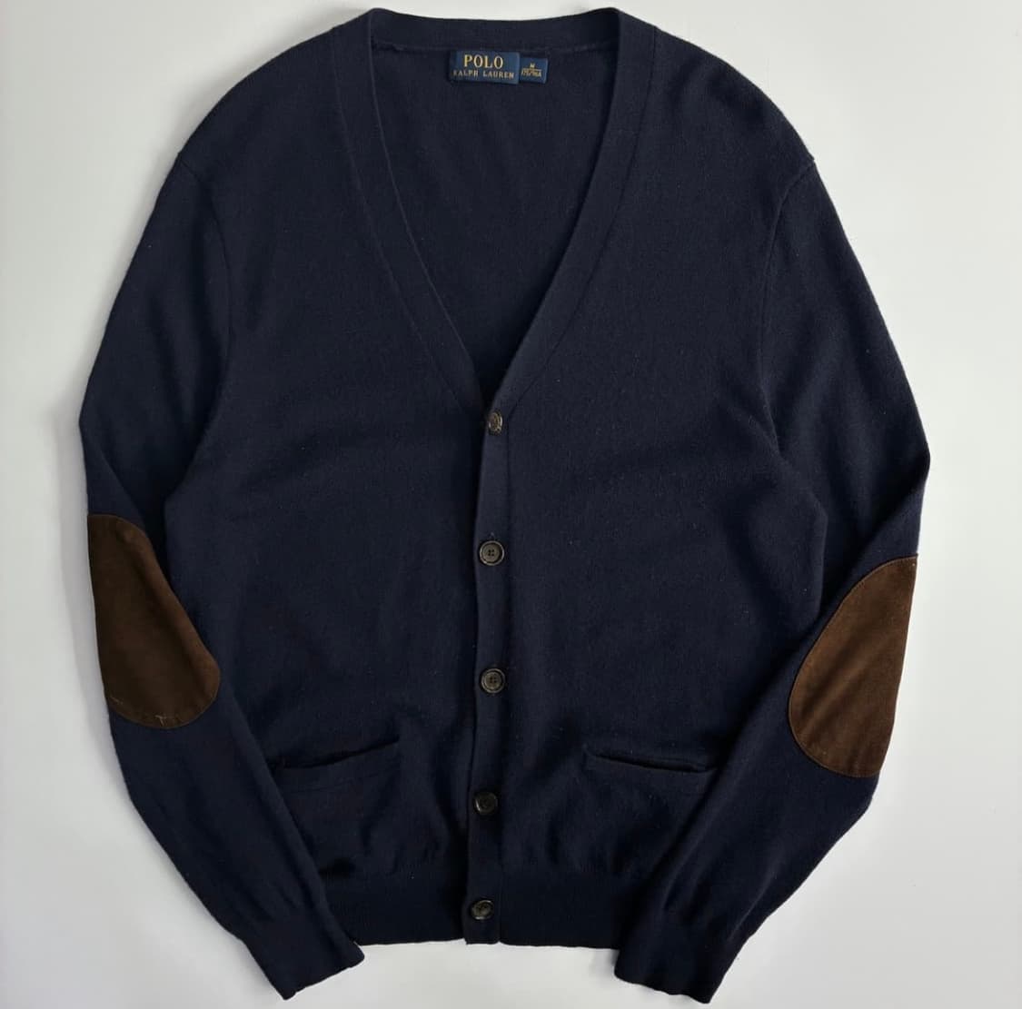 폴로 랄프로렌 엘보 스웨이드 패치 가디건 상품이미지1