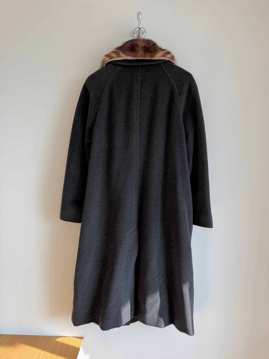 마리아니(MARIANI) 울 롱 코트(울마크, 모피 퍼 탈부착 가능) 상품이미지5