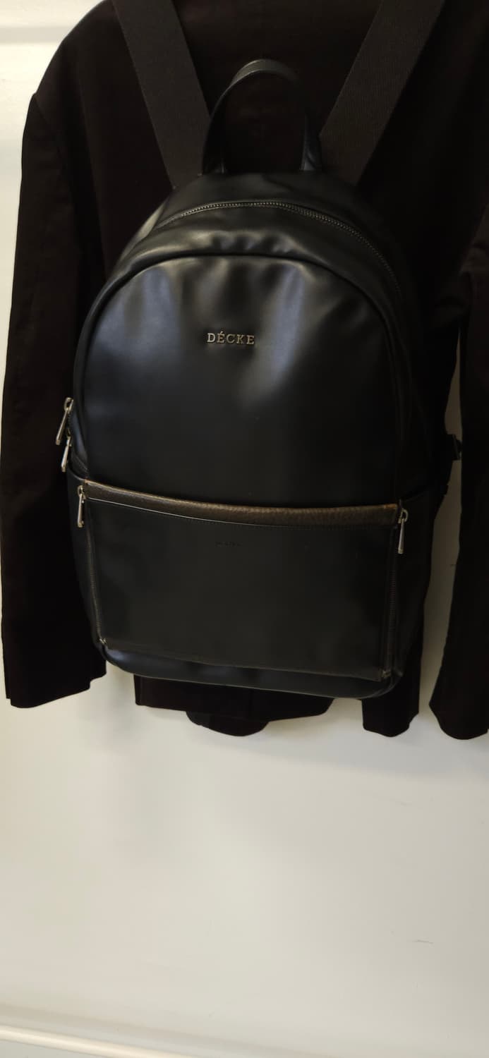 DECKE 덱케 블랙 가죽 백팩 상품이미지2