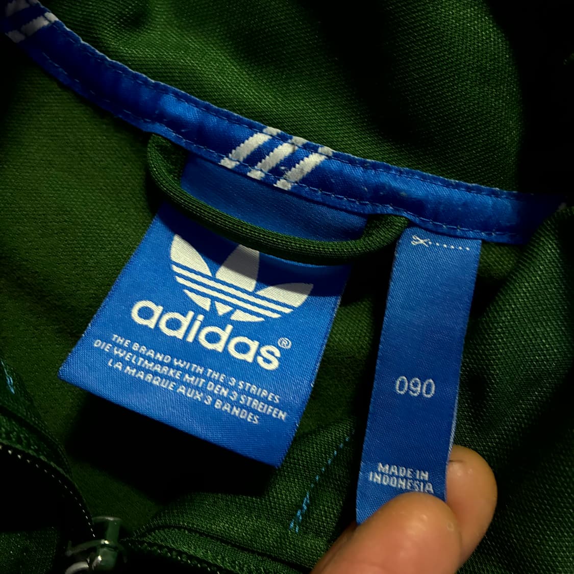 아디다스 그린 트랙탑 져지 S 상품이미지2