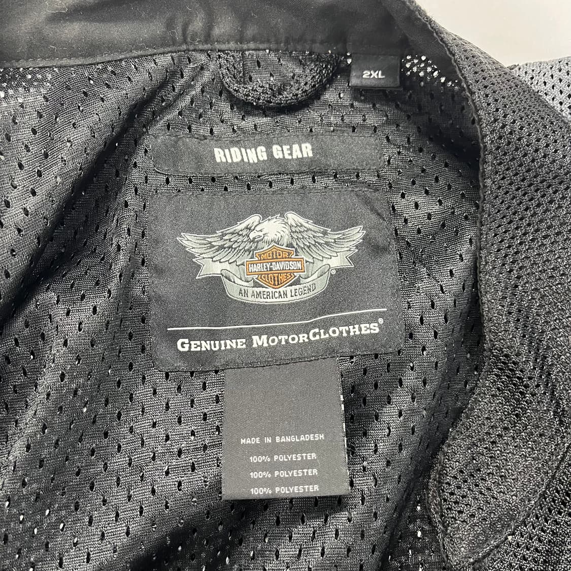 [2XL] 할리 데이비슨 바 앤 쉴드 로고 메쉬 재킷 상품이미지9