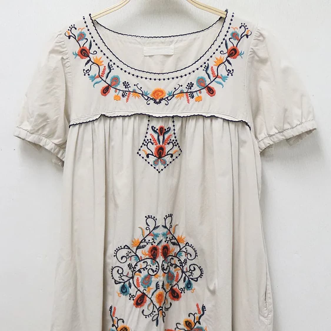 JEANASIS 모리룩 플라워 자수 원피스 66078 상품이미지3