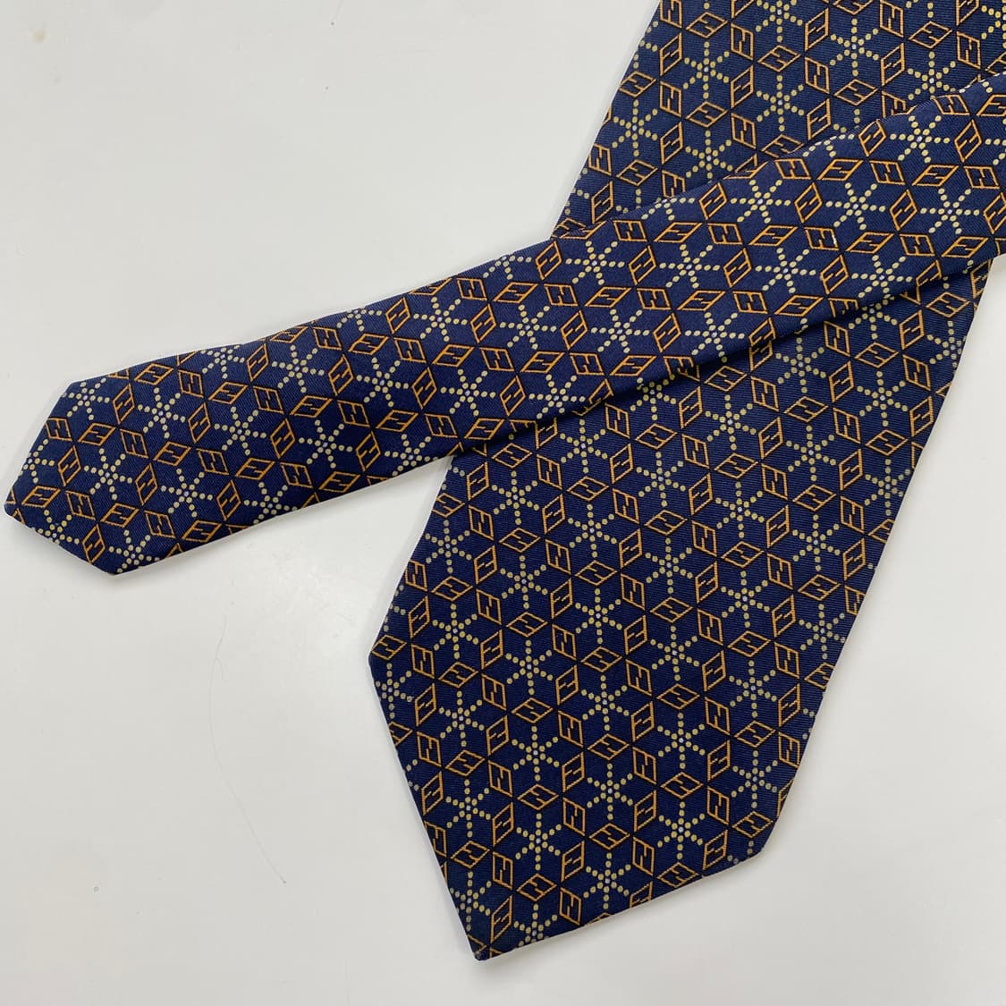 펜디 (FENDI) FF 모노그램 정품 명품 넥타이 상품이미지1