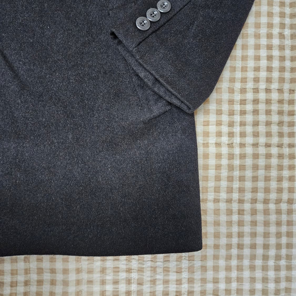 ERGO 울100 하프코트 남자100 상품이미지4