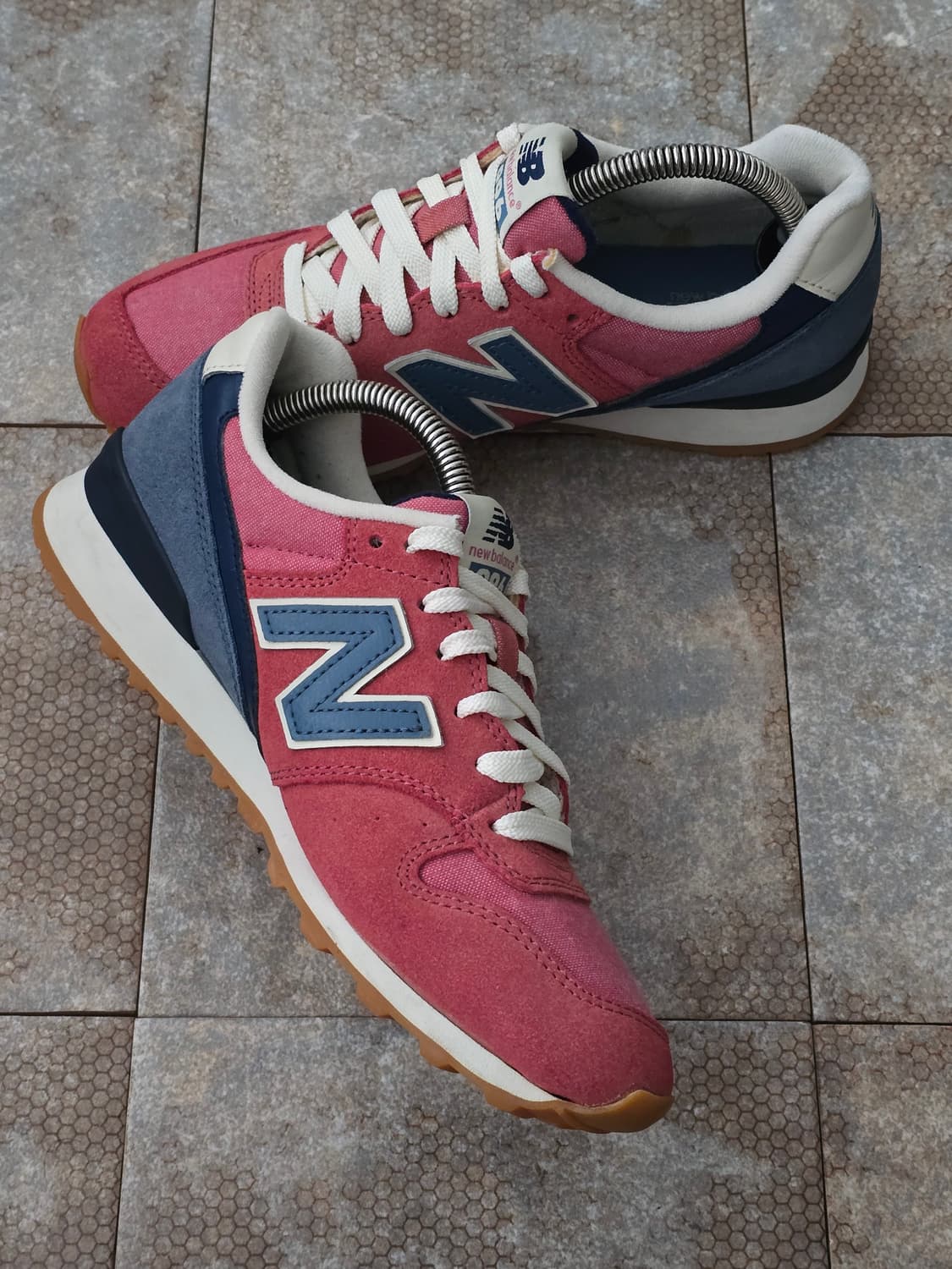 (240)뉴발란스 996 핑크 네이비  상품이미지4