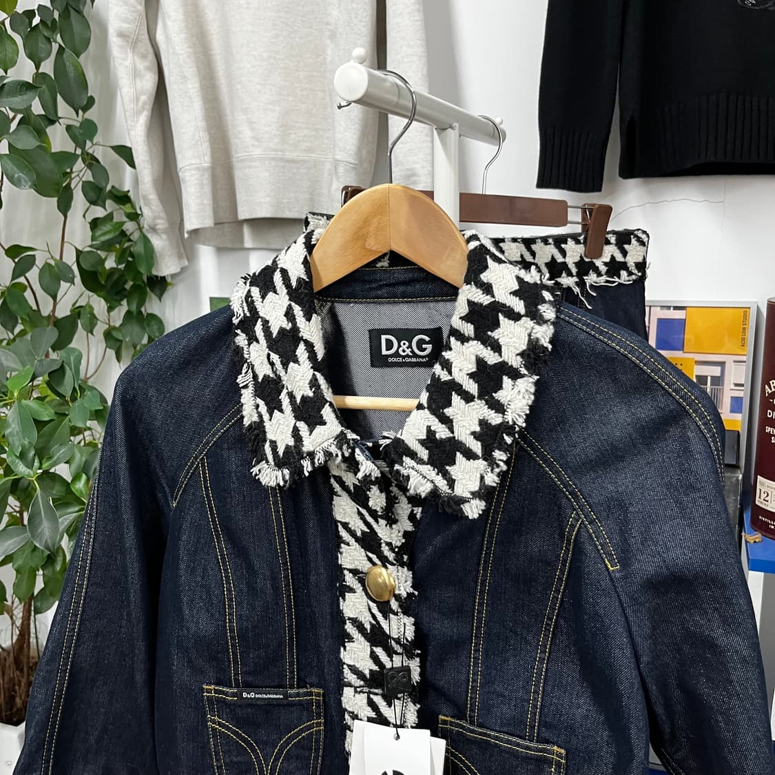 돌체앤가바나 우먼 하운트투스 데님셋업 새상품 L/44 상품이미지2