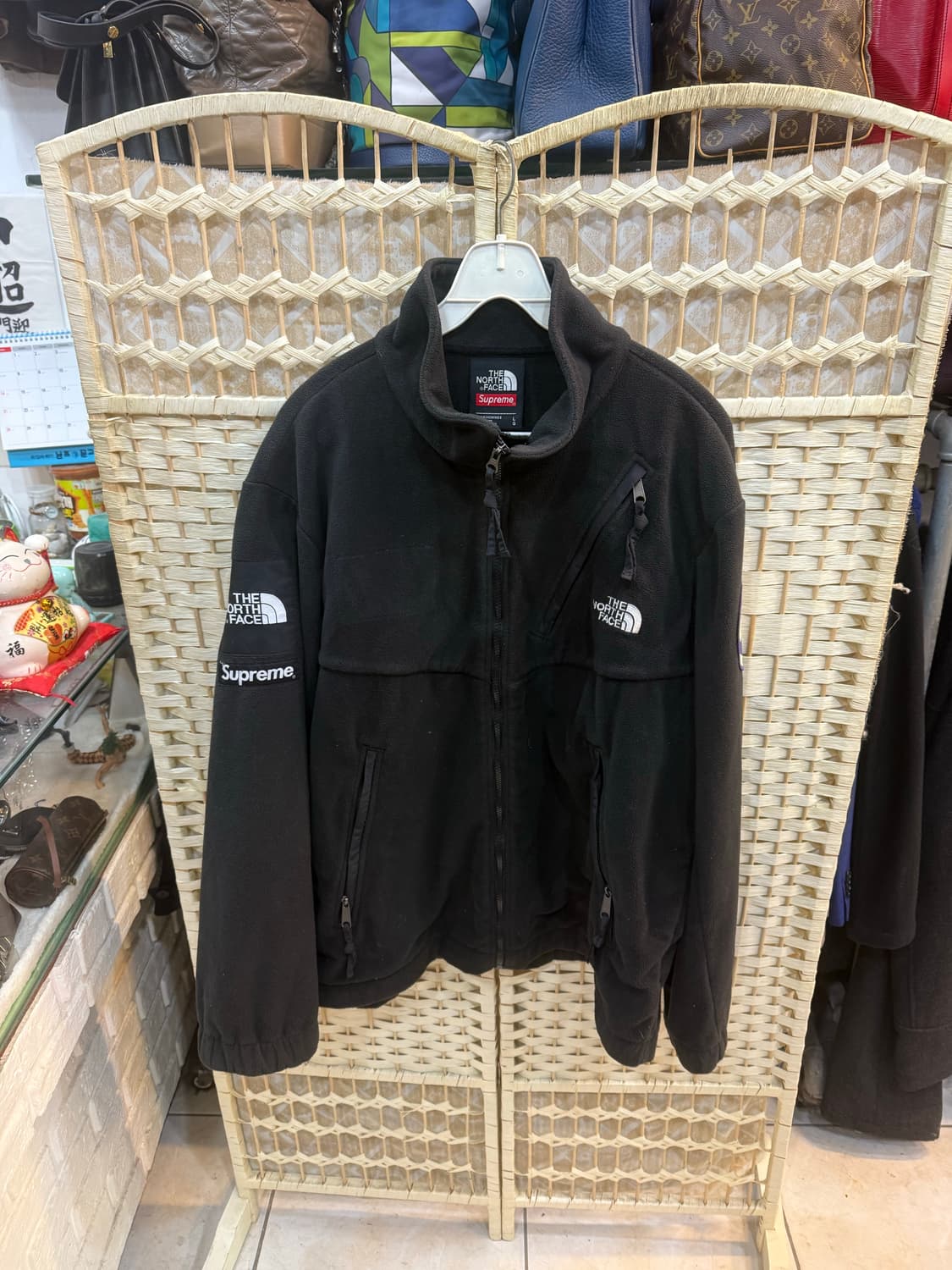 100-105/17ss 정품 노스페이스 +슈프림 익스페디션 플리스자켓  상품이미지1