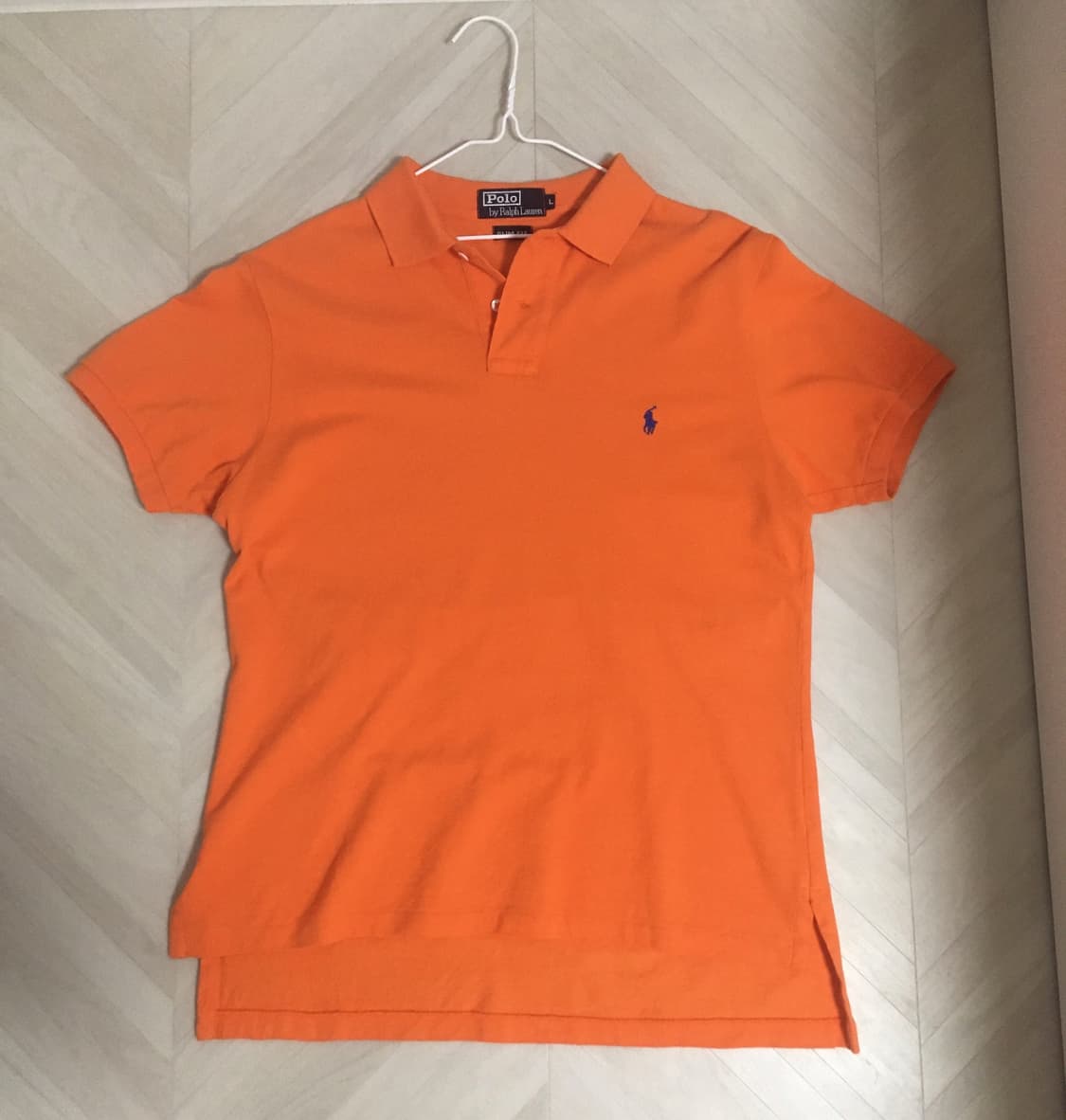 폴로 랄프로렌 카라 티셔츠 주황 상품이미지1