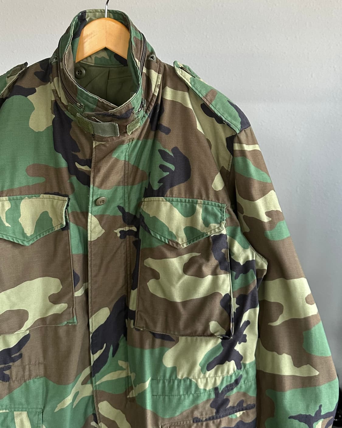 [M]US ARMY 미육군 우드랜드 M65 야상 필드 자켓 상품이미지4