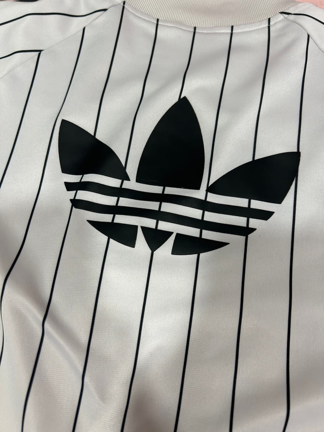 아디다스 흰검 화이트블랙 스트라이프 져지 상품이미지3