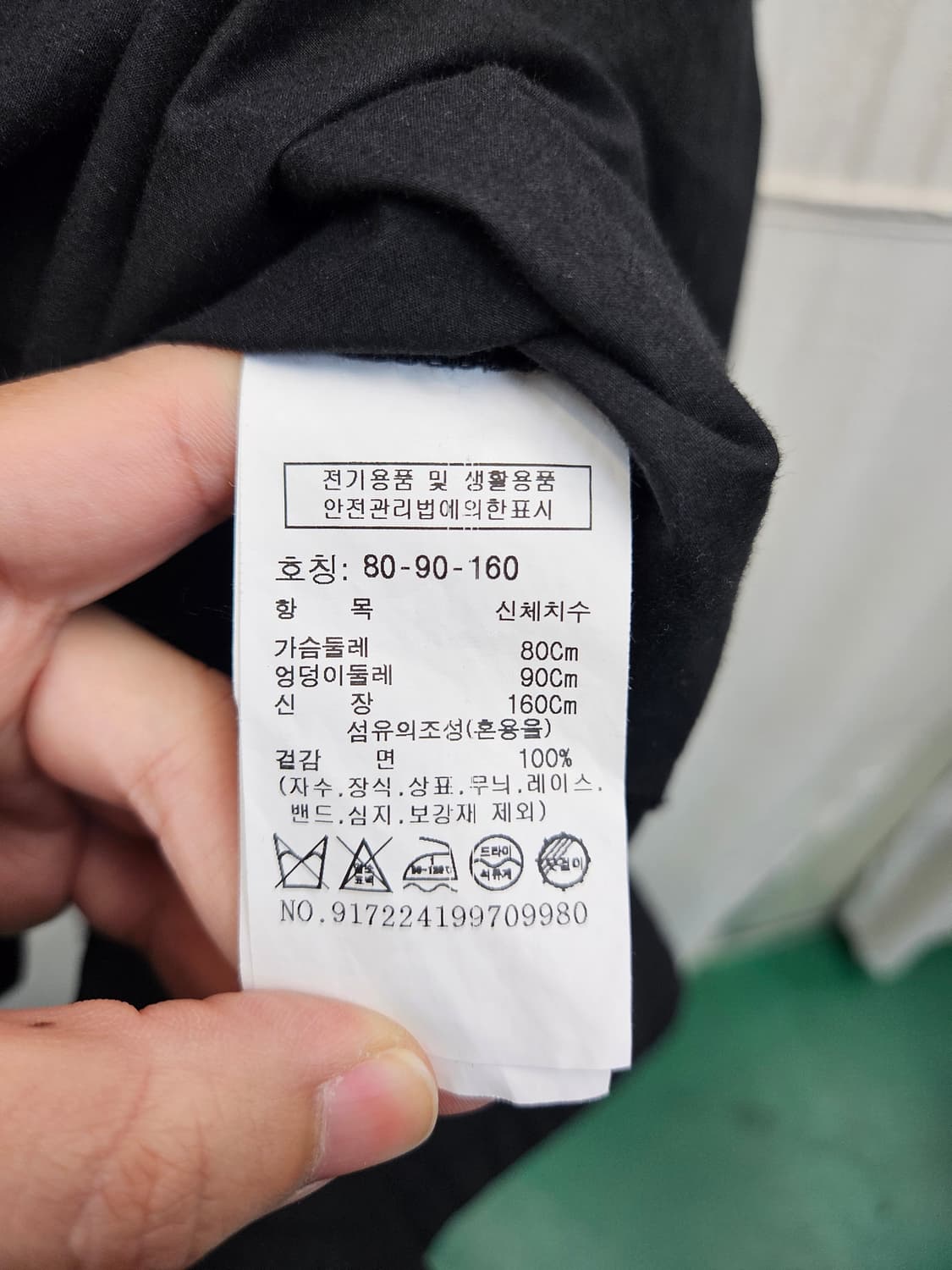 스튜디오 톰보이 블랙 후드 원피스 상품이미지5