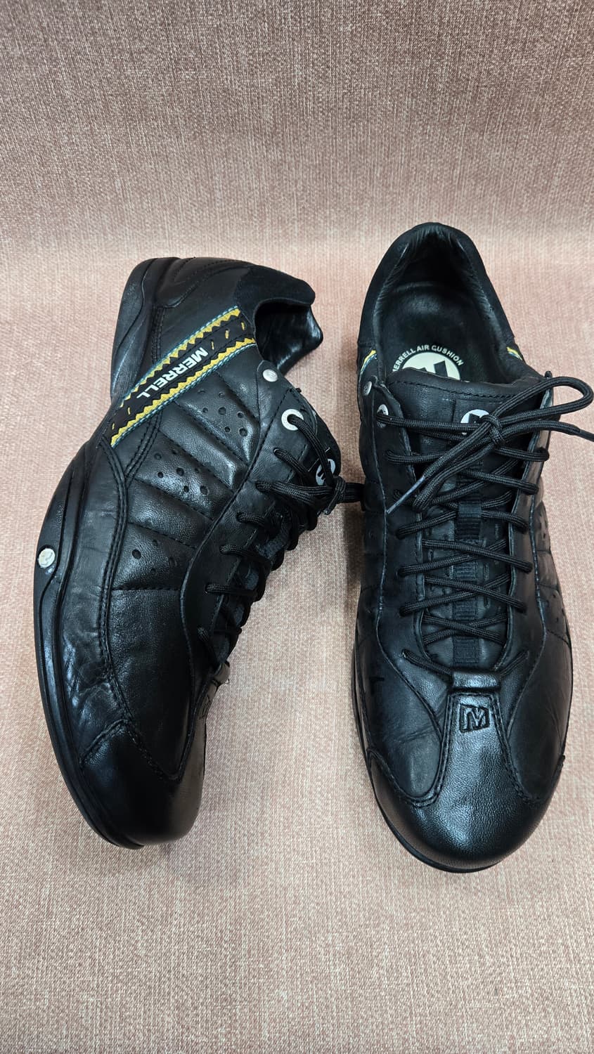 메렐(Merrell) 275mm-  에어 쿠션 블랙 레더스니커즈 상품이미지1