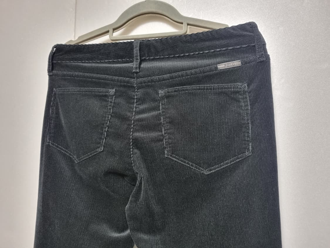 여성 폴로 랄프로렌 블랙 검정 코듀로이 팬츠 바지 상품이미지5