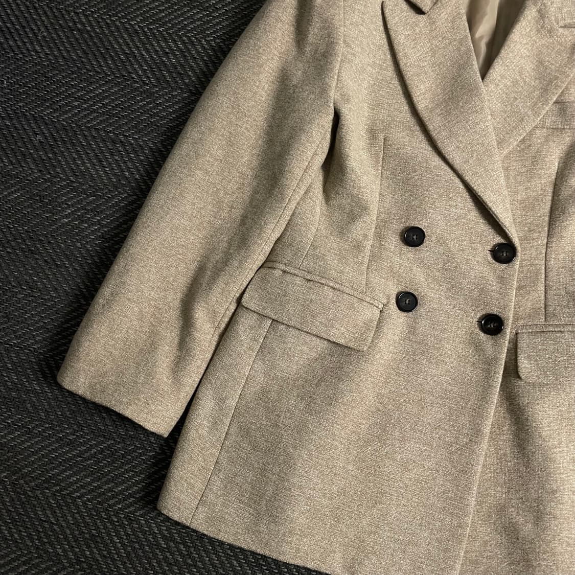 빈티지 우먼스 더블 하프 코트o 3807 상품이미지3