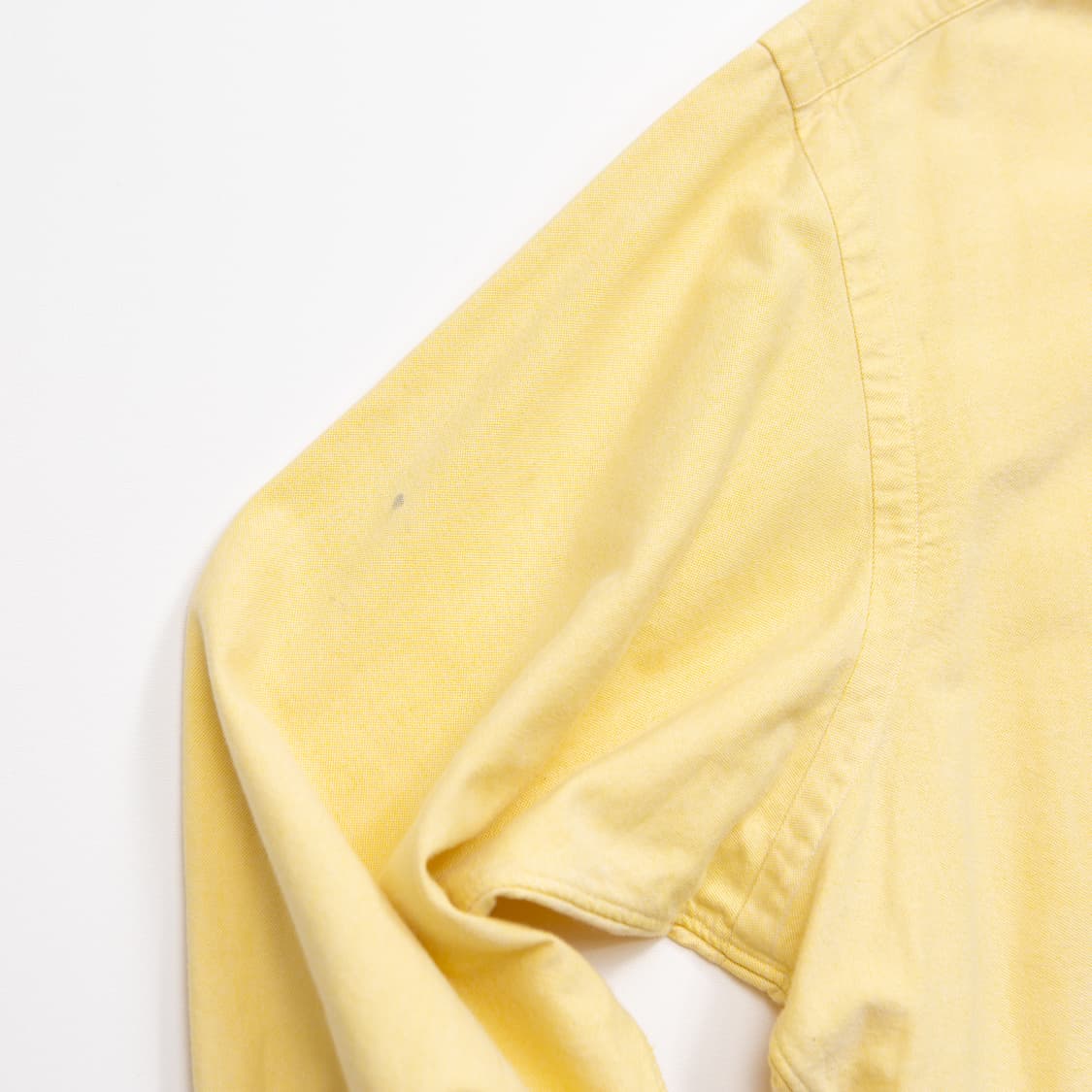 80s 폴로 랄프로렌 빅 옥스포드 셔츠 옐로우 상품이미지5