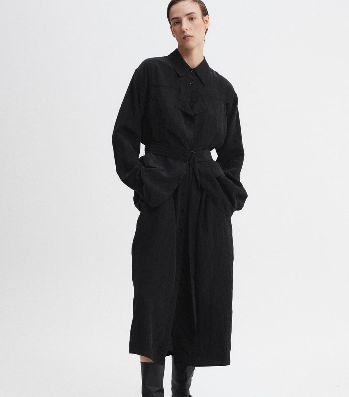 더일마 CUPRA LARRY LAYERED DRESS 상품이미지1